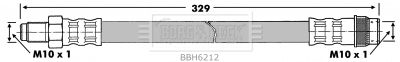 BORG & BECK stabdžių žarnelė BBH6212